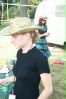 Two Pretty Girls; Each In A Straw Hat; One Going This Way; One Going That